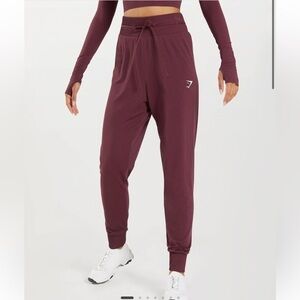 Gymshark Vital Seamless 2.0 Joggers Baked Maroon Marl